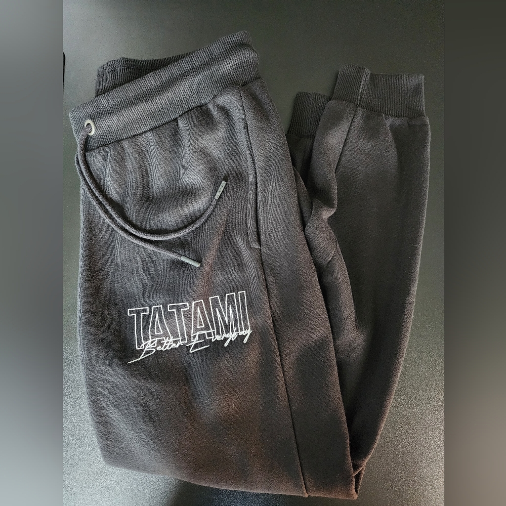 Men's Tatami Fightwear Sweatpants in Black, Large (slim fit), New w/ tags